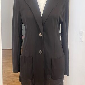 Chic Black Women's Suit Jacket